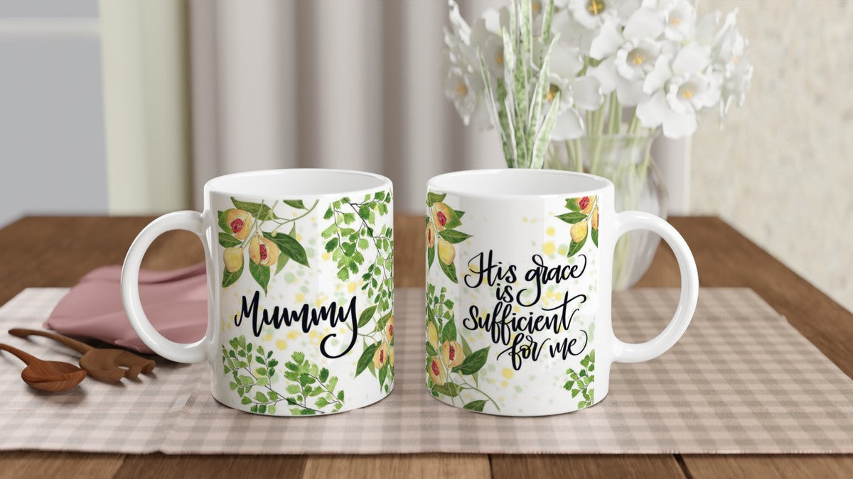 Custom Botanical Mug – Handlettered with Love