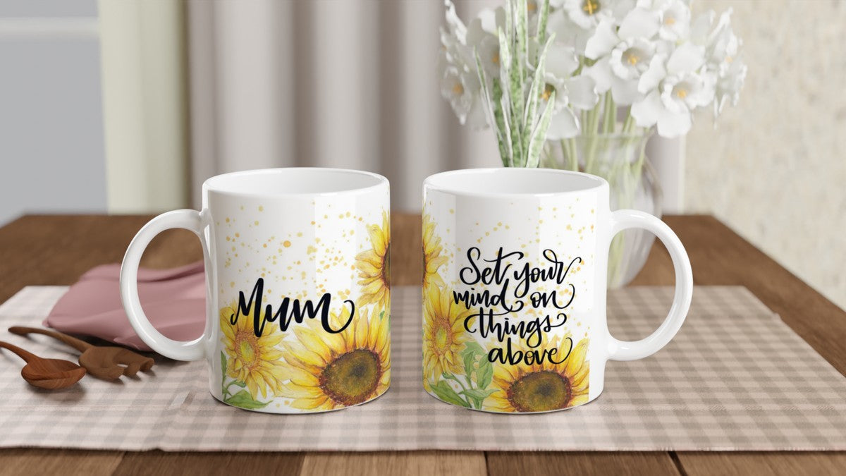 Custom Botanical Mug – Handlettered with Love