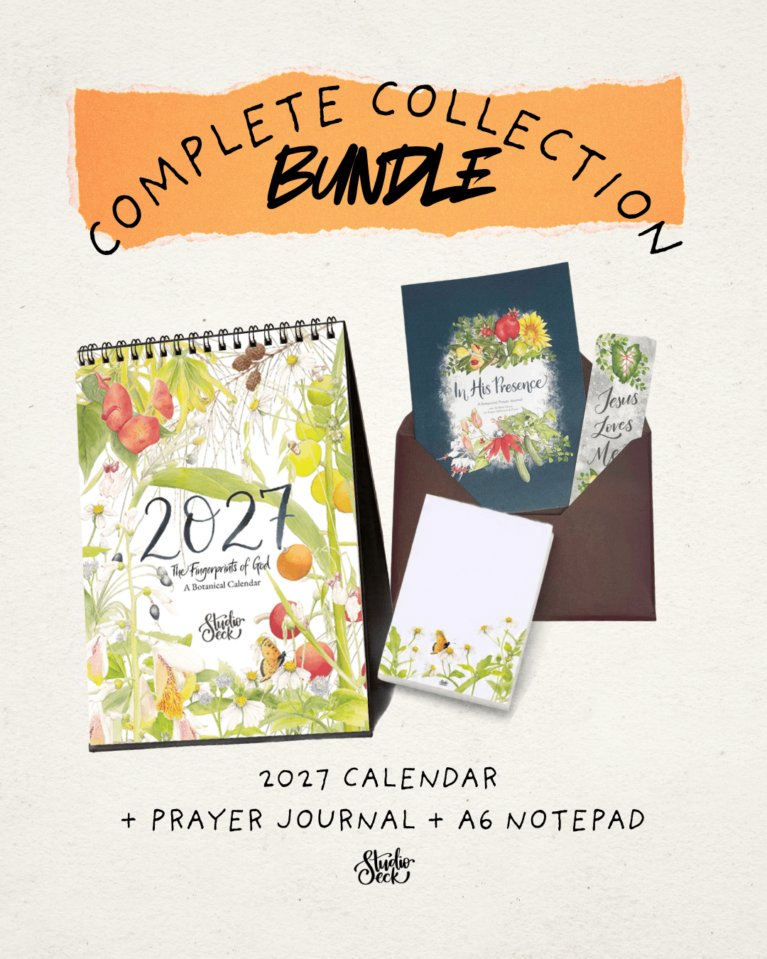 [PREORDER] Complete Collection | 2027 Calendar + Prayer Journal + A6 Notepad