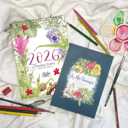 [PREORDER Bundle Deal] 2026 Botanical Calendar (English) & Prayer Journal