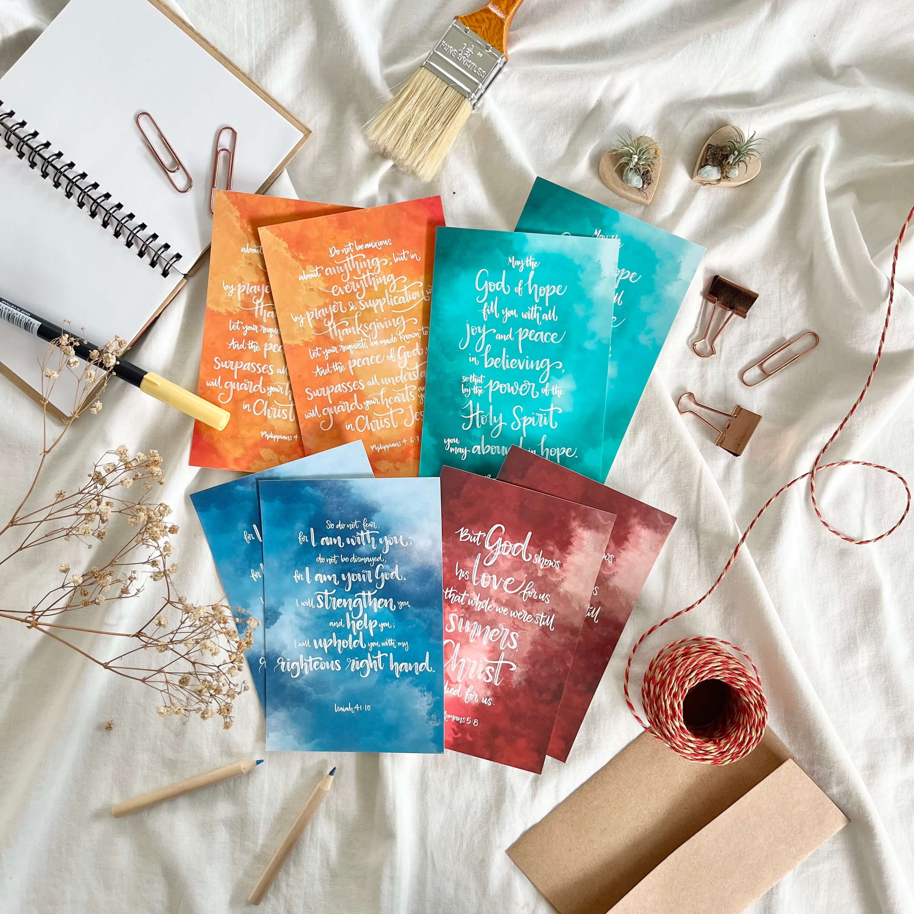 Coloured Postcards | Set of 8 – Studio Seck