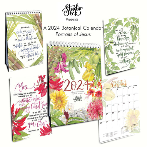 [PREORDER] 2024 Botanical Calendar - Portraits of Jesus (English Version)