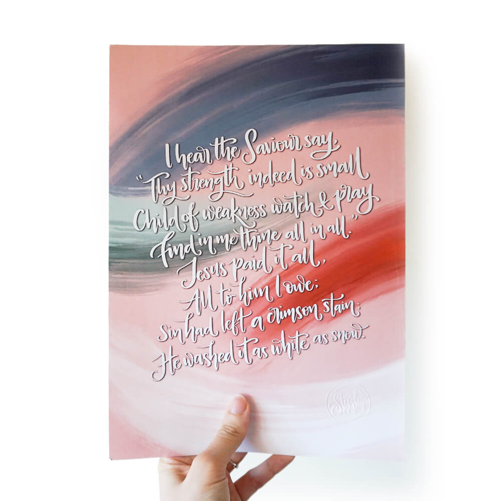A4 Print | Jesus Paid It All - Studio Seck